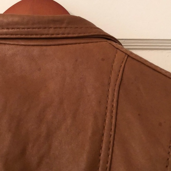 Kenneth Cole New York Leather Moto Jacket - Picture 6 of 6